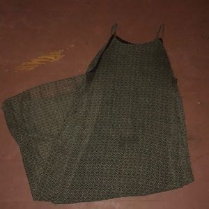 Golden printed Old Navy dress